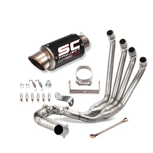 2014-2023 CBR650R/F para Honda sistema de escape deslizante cabezal tubo silenciador - Imagen 1 de 10