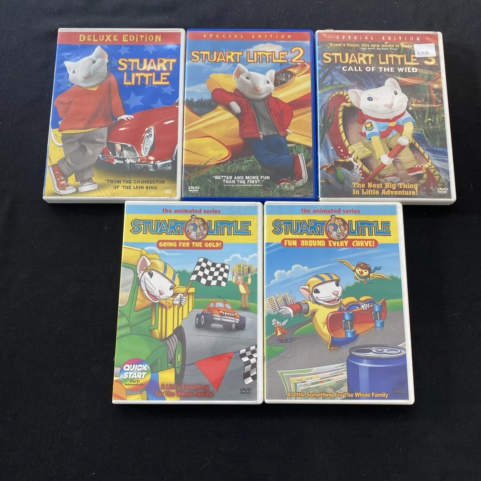 Stuart Little DVD Lot 1 2 3 and  2 Animated Series Collection Movies FREE SHIP - Image 1 of 4