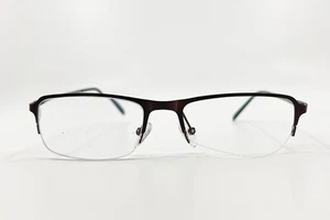 Helix 202 Womens Eyeglasses Brown/Blue 52-17-140 - Picture 1 of 8