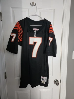 Camiseta deportiva Mitchell & Ness auténtica Boomer Esiason 1988 Cincinnati Bengals talla 44 L Foto 1 de 4