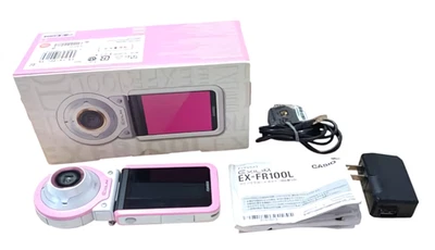CASIO EXILIM EX-FR100L Pink Compact Digital Camera 10.2 MP From Japan Used - Image 1 of 4