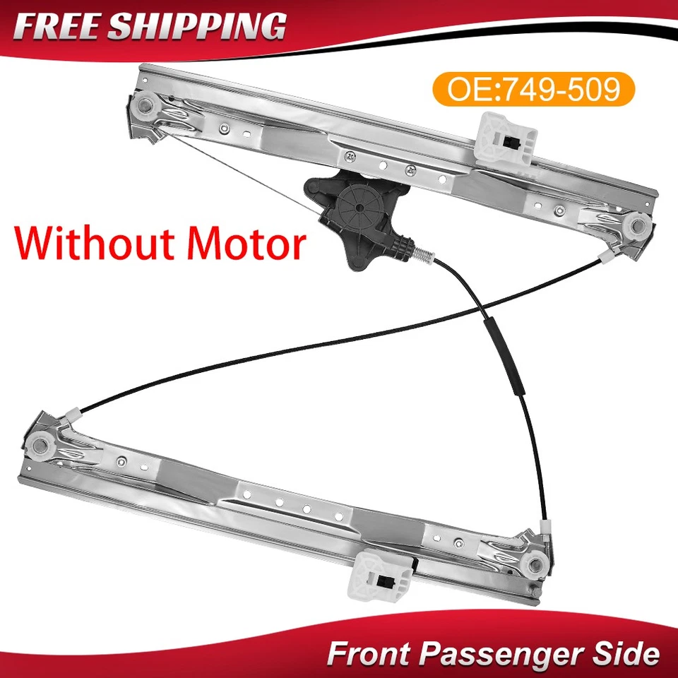 Front Right Window Regulator W/O Motor For Chrysler Town & Country Dodge Ram C/V Foto 1 de 4