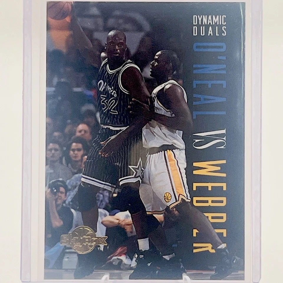 Skybox Premium Shaquille O'Neal 1994-95 vs. Chris Webber Dynamic Duals #187 Foto 1 de 1