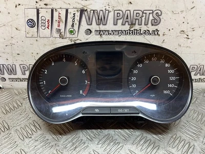 VW POLO 6R SPEEDO INSTRUMENT CLUSTER CLOCKS 1.2 CGP 6R0920960E 2009-2014 - Image 1 of 4