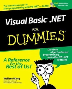 VisualBasic .NET For Dummies by Wallace Wang (English) Paperback Book - Picture 1 of 1