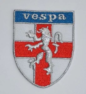 Vespa Shield Scooterists Mod Iron On/Sew On Patch - Picture 1 of 1