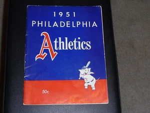 1951 PHILADELPHIA A'S YEARBOOK  VERY NICE - Picture 1 of 1