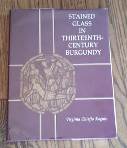 Stained Glass Thirteenth Century Burgundy Virginia Chieffo Raguin Architecture - Picture 1 of 1