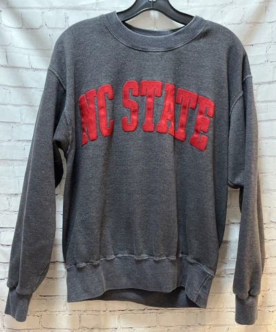 NC State vintage gray sweatshirt vintage The Game USA made M Medium men women Cover