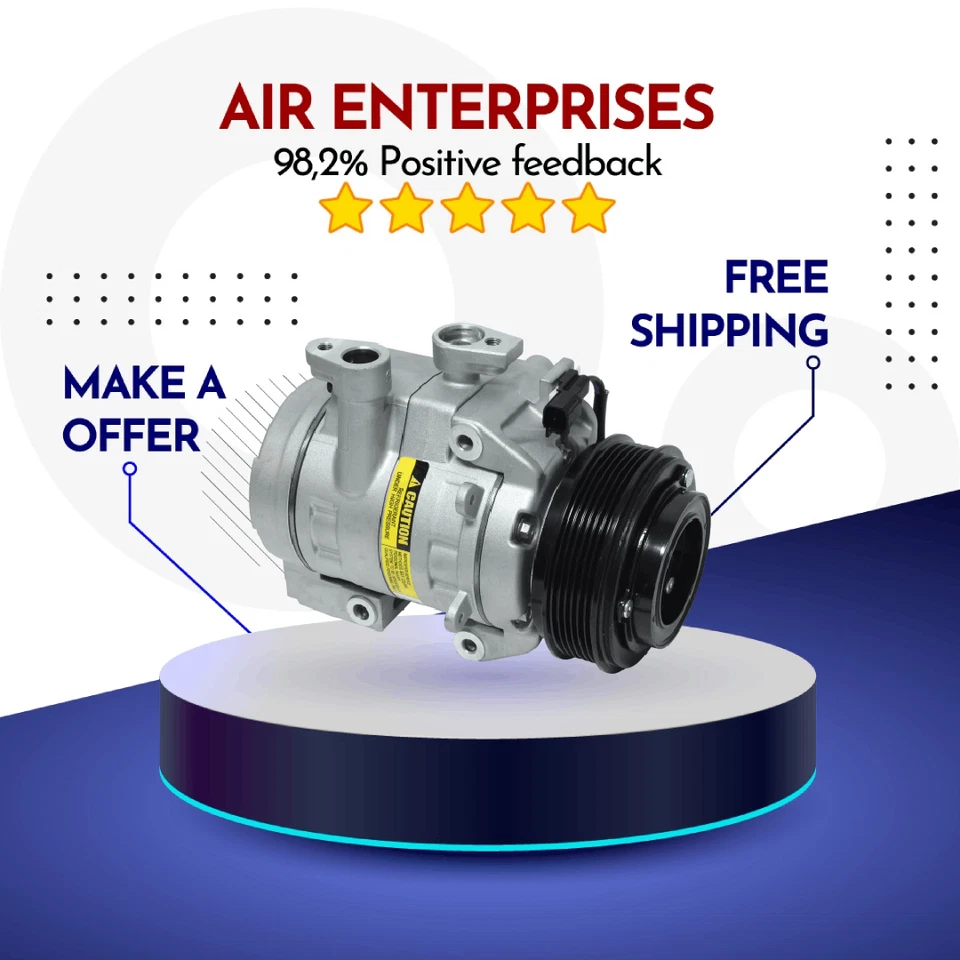 Compresor aire acondicionado apto para Ford F-250 Super Duty 17-19, Ford F-350 Super Duty 17-19 Foto 1 de 1