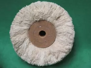 BUFFING WHEEL 9" x 3-1/2 x 1 CLOTH STRING BUFFER FINISHING POLISHING SOFT 124163 - Imagen 1 de 1