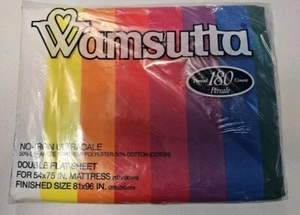 Wamsutta Double Flat Sheet Tomorrows Rainbow New Old Stock - Bild 1 von 2