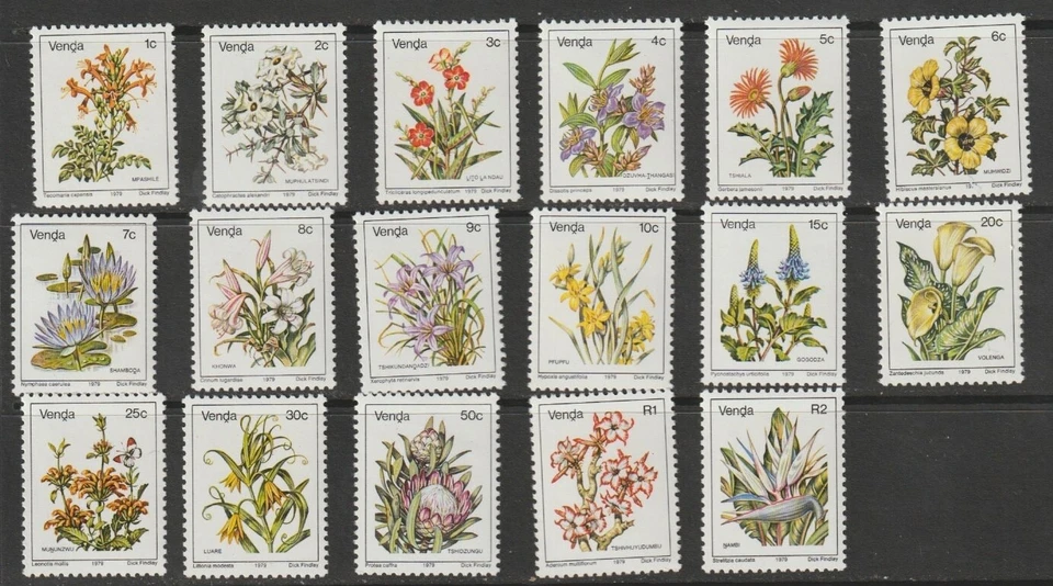 TIMBRES VENDA FLEURS série neuve sans trace de charnière N° 5/21 - Photo 1/1