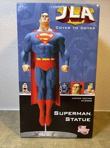 DC Direct Superman JLA Cover To Cover Statue #1470 of 3000 - Picture 1 of 8