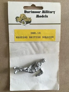 Dartmoor 1/35th Modern British Resting Soldier w/Woollen Pullover Metal Figurine - Picture 1 of 2