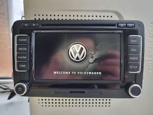 REFURBISHED VW RNS 510 DAB+ TOUCHSCREEN DVD SAT NAV T5.1 TIGUAN PASSAT SCIROCCO - Picture 1 of 21