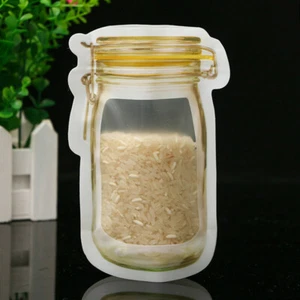 40Pcs Small Mason jar Spice Jars Bags Leakproof Reusable Spice storage Bags - Picture 1 of 6