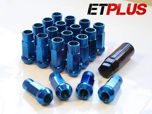 GT50 Long wheel nuts BLUE 12x1.25 fits Subaru Impreza WRX STI - Picture 1 of 1