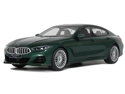2023 BMW ALPINA B8 GRAN COUPE GREEN 1/18 MODEL CAR BY GT SPIRIT GT481 - Image 1 of 4