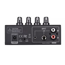  4-Way  Amp 1/4"&1/8"Inputs Outputs RCA Stereo J1T5