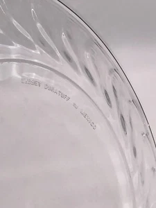 Libbey Duratuff Clear Glass Plate Raised Rim 9” Plate Set Of 11 Plates - Picture 1 of 9