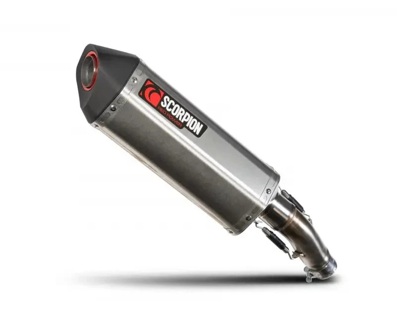 Scorpion Serket Slip-On Exhaust Triumph Speed Triple R S Stainless Steel 2016-17 - Image 1 of 1
