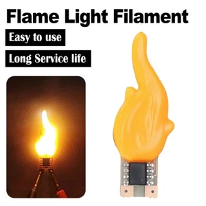 3v Led Flame Light 0.5w 20ma 2200k Cob Chip Accessories Diy Bulb Candle Binking - Picture 1 of 10