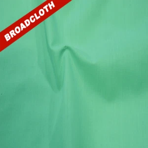 Mint Polyester Cotton Broadcloth Fabric - 60" Wide - Sold by the Yard - Picture 1 of 1