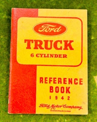 Ford 1942 camión de seis cilindros folleto de referencia cabeza en L 90 caballos raro OEM vintage Foto 1 de 4