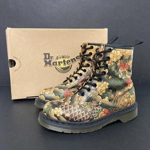 Dr Martens 1460 Manga Tatuaje Suave T Koi Cuero Botines AirWair DMs Reino Unido 4 - Imagen 1 de 24