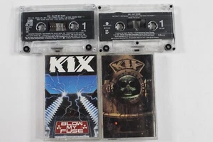 (2) Kix Cassette Tape Lot Hot Wire Blow My Fuse - Picture 1 of 9