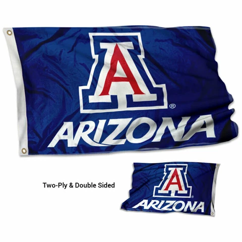 Arizona Wildcats Flag Double Sided 2-Ply 3x5 Foot Outdoor Banner Cover