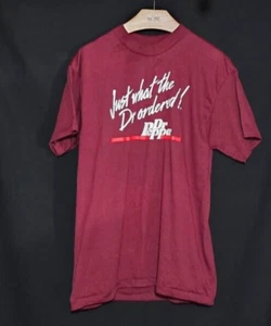Vtg Touch of Gold USA Just What Dr Ordered Dr Pepper Crewneck - Burgandy - Sz L* - Picture 1 of 4