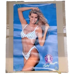 Vtg Cindy Margolis Poster Bikini America's #1 Pin-Up Western Graphics 1993 -Read - Picture 1 of 18