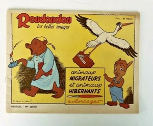 ROUDOUDOU Les belles images album de coloriage 1957 TBE - Picture 1 of 4
