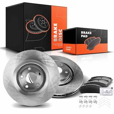 Rotor de disco delantero y pastillas de freno para Toyota Sienna Highlander Lexus NX200t RX450h Foto 1 de 4