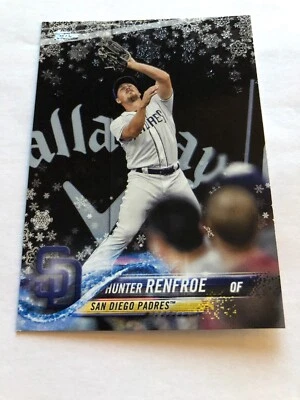 Hunter Renfroe, 2018 Topps Holiday metallic snowflake (#HMW81) parallel insert - Image 1 of 2