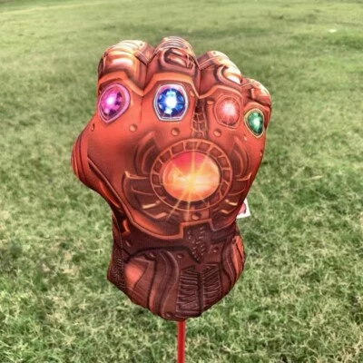 Golf Club Driver Fairway Wood Head Cover Super Hero Thanos Iron Man Fist