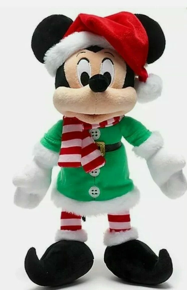 Disney Kuschelpuppe MICKEY Mouse WEIHNACHTEN Plüsch Holiday Cheer 35 cm NEU OVP