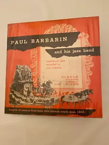 PAUL BARBARIN - and His Jazz Band ~ CIRCLE 10" 408 {dg orig} w/Santiago - RARE - Imagen 1 de 5