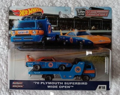 Hot Wheels 2020 Car Culture Team Transport '70 Plymouth Superbird #18 - Image 1 of 2