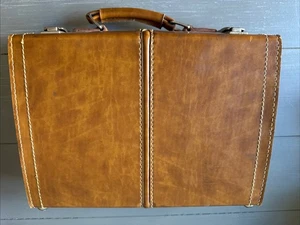 Vintage BMI Brown 30 Cassette Tape Case Storage Holder BMI Beaux Merzon Inc - Foto 1 di 9