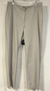 Pantalones J. Jill Pierna Recta Mujer 14 Beige Cintura Elástica Cómodos Oficina Clásicos - Imagen 1 de 5