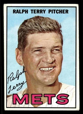 1967 Topps #59 Ralph Terry - New York Mets (Low Grade) - Image 1 of 2