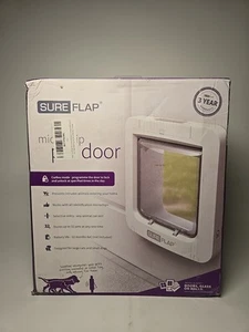 Puerta para mascotas con microchip SureFlap-Sure Petcare (blanca) SUR101 - Imagen 1 de 3