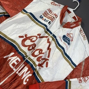 Chaqueta De Colección TY Breakers Bill Elliott Coors Melling Tyvek Hombres XL Roja Blanca NASCAR - Imagen 1 de 16