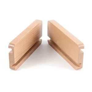 Elegant Wooden Phone Bracket for Tablets and Smartphones Desktop Use - Photo 1 sur 11