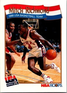 1991-92 Hoops #573 Mitch Richmond - Picture 1 of 2
