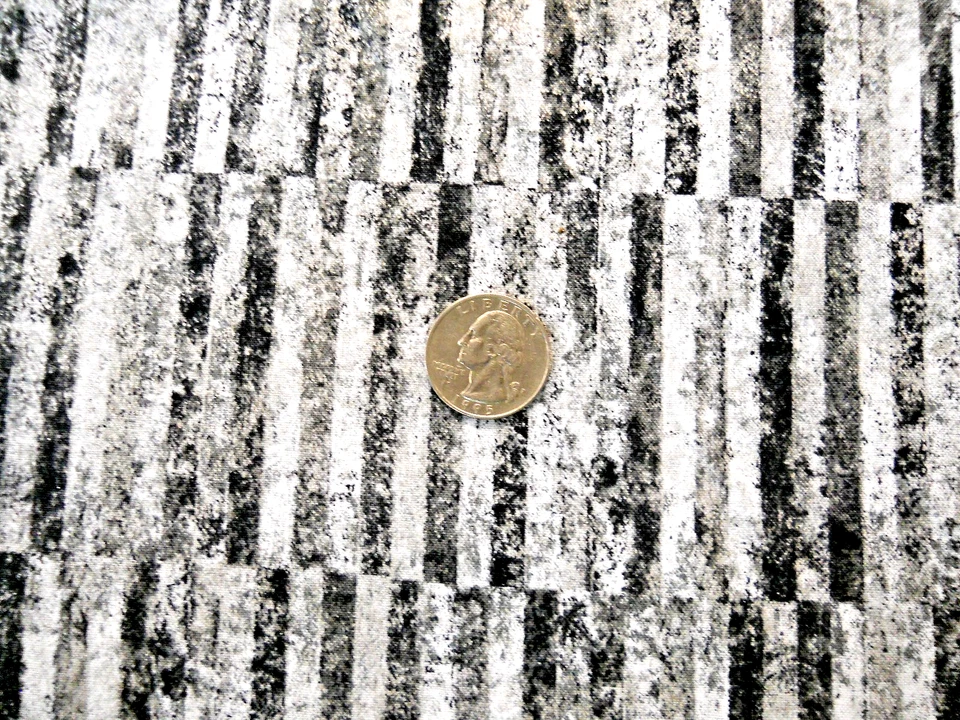 NORTHCOTT #3937 "STONEHENGE BROKEN STRIPE SILVER DUST ALLOVER" BTY - Image 1 of 1