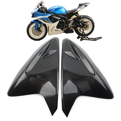 For SUZUKI GSXR 600 750 2011-19 Gas Tank Side Cover Fairing Carbon Fiber Pattern Foto 1 de 4